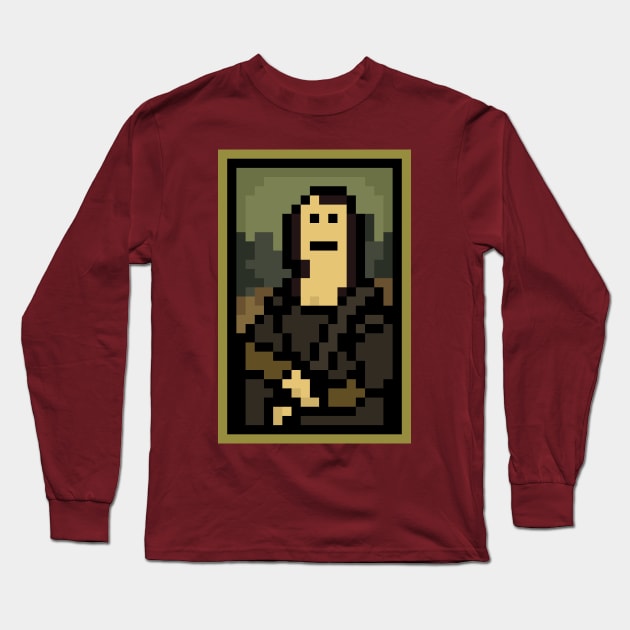 Mona Pixel Long Sleeve T-Shirt by basklein